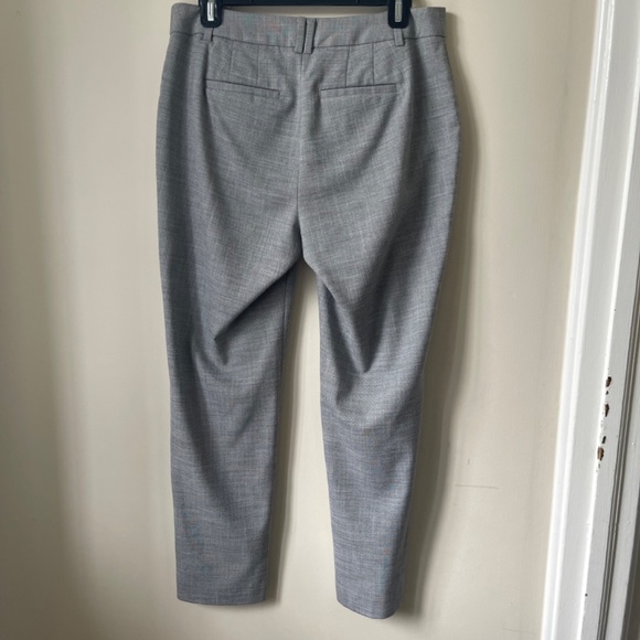 Grey Curvy Fit Straight Pants - Picture 3 of 10